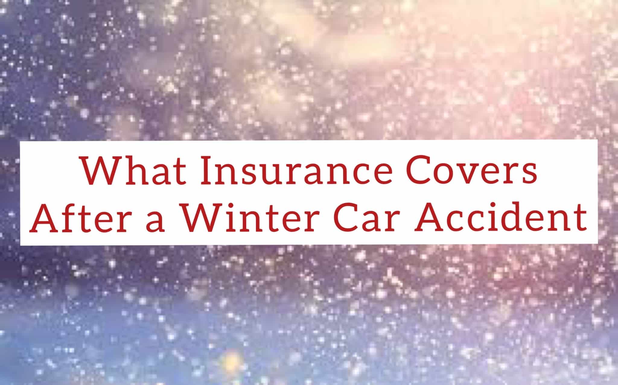 winter car accident